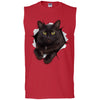 Black Cat Men's Ultra Cotton Sleeveless T-Shirt