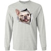 Winking Frenchie Long Sleeve Ultra Cotton T-Shirt