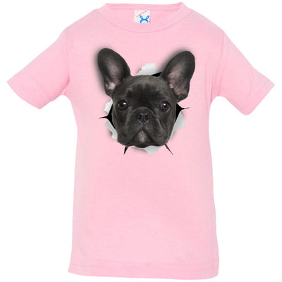 Black Frenchie Infant Jersey T-Shirt