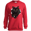 Black Cat Youth Crewneck Sweatshirt
