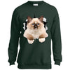 Brown Ragdoll Cat Youth Crewneck Sweatshirt