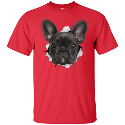 Black Frenchie Youth Cotton T-Shirt