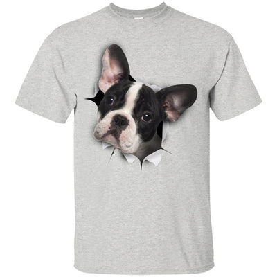 Black & White Frenchie Youth Cotton T-Shirt