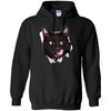 Black Cat Licking Pullover Hoodie