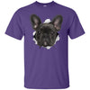 Black Frenchie Youth Cotton T-Shirt