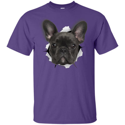 Black Frenchie Youth Cotton T-Shirt