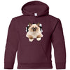 Brown Ragdoll Cat Youth Pullover Hoodie