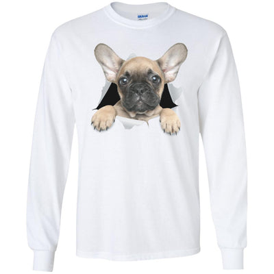 French Bulldog Pup Long Sleeve Ultra Cotton T-Shirt