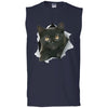 Black Kitten Men's Ultra Cotton Sleeveless T-Shirt
