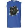 Black Kitten Men's Ultra Cotton Sleeveless T-Shirt