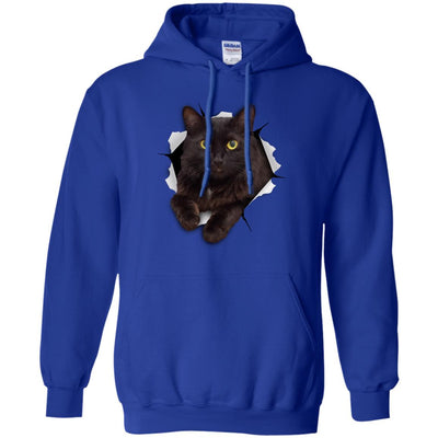 Black Cat Pullover Hoodie