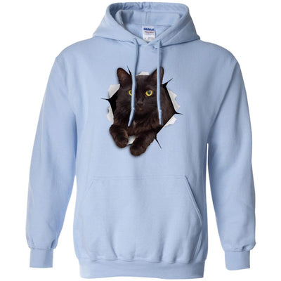 Black Cat Pullover Hoodie