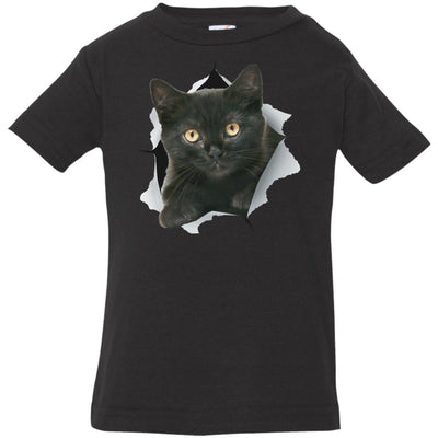 Black Kitten Infant Jersey T-Shirt