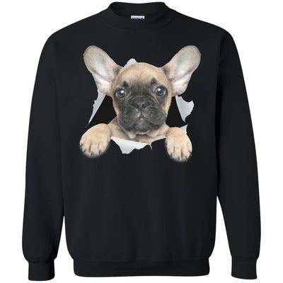 French Bulldog Pup Crewneck Pullover Sweatshirt