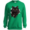 Black Cat Youth Crewneck Sweatshirt
