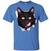 Black Cat Licking Youth Cotton T-Shirt