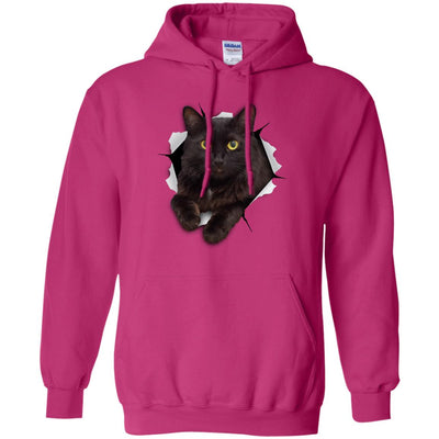 Black Cat Pullover Hoodie