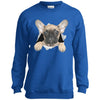 French Bulldog Pup Youth Crewneck Sweatshirt
