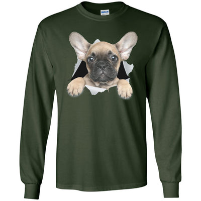 French Bulldog Pup Long Sleeve Ultra Cotton T-Shirt