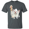 White Cat Reaching Ultra Cotton T-Shirt
