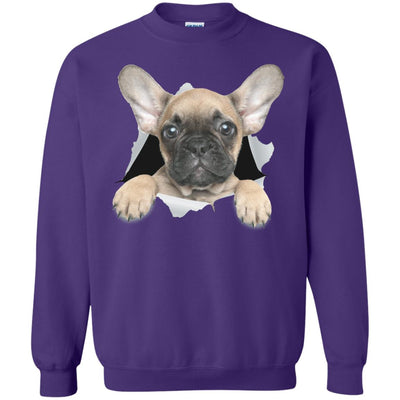 French Bulldog Pup Crewneck Pullover Sweatshirt