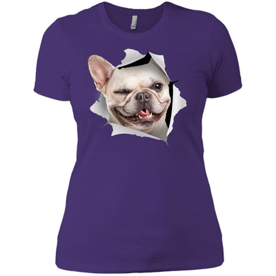 Winking Frenchie Ladies' T-Shirt