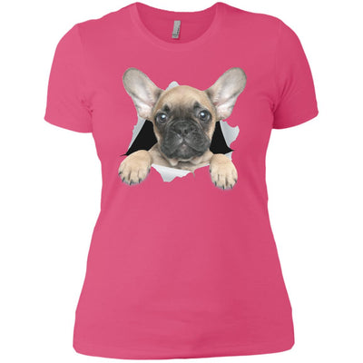 French Bulldog Pup Ladies' T-Shirt