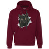 Black Kitten Heavyweight Pullover Fleece Hoodie
