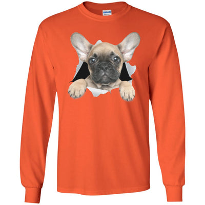 French Bulldog Pup Long Sleeve Ultra Cotton T-Shirt