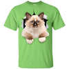 Brown Ragdoll Cat Youth Cotton T-Shirt