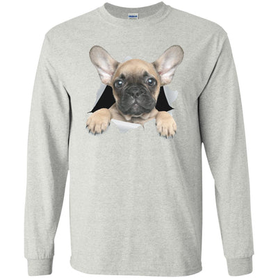 French Bulldog Pup Long Sleeve Ultra Cotton T-Shirt