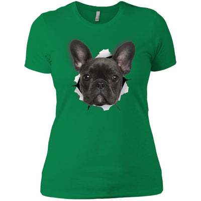 Black Frenchie Ladies' T-Shirt