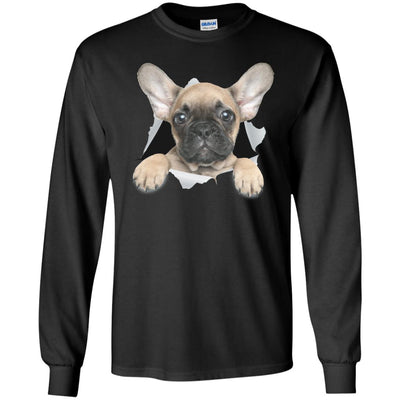 French Bulldog Pup Long Sleeve Ultra Cotton T-Shirt