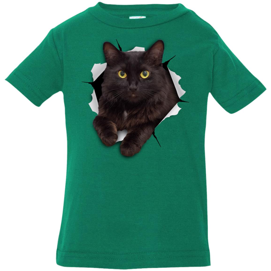 Black Cat Infant Jersey T-Shirt