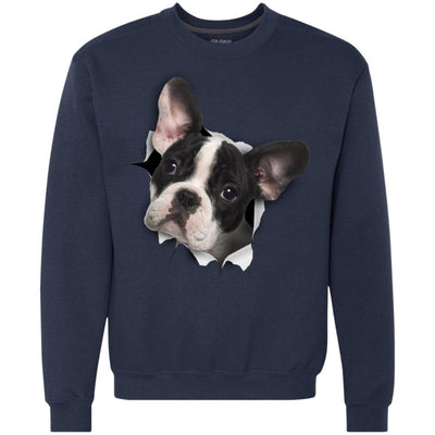 Black & White Frenchie Heavyweight Crewneck Sweatshirt