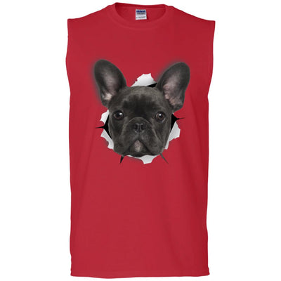 Black Frenchie Men's Ultra Cotton Sleeveless T-Shirt