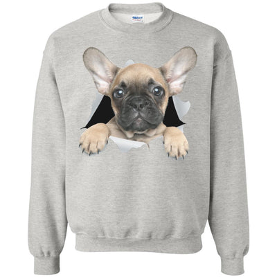 French Bulldog Pup Crewneck Pullover Sweatshirt