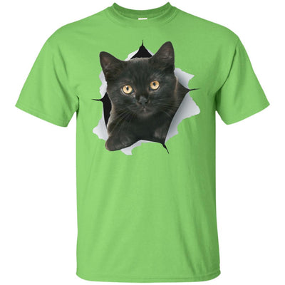 Black Kitten Youth Cotton T-Shirt
