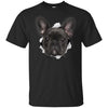 Black Frenchie Youth Cotton T-Shirt