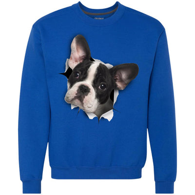 Black & White Frenchie Heavyweight Crewneck Sweatshirt