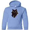 Black Cat Youth Pullover Hoodie