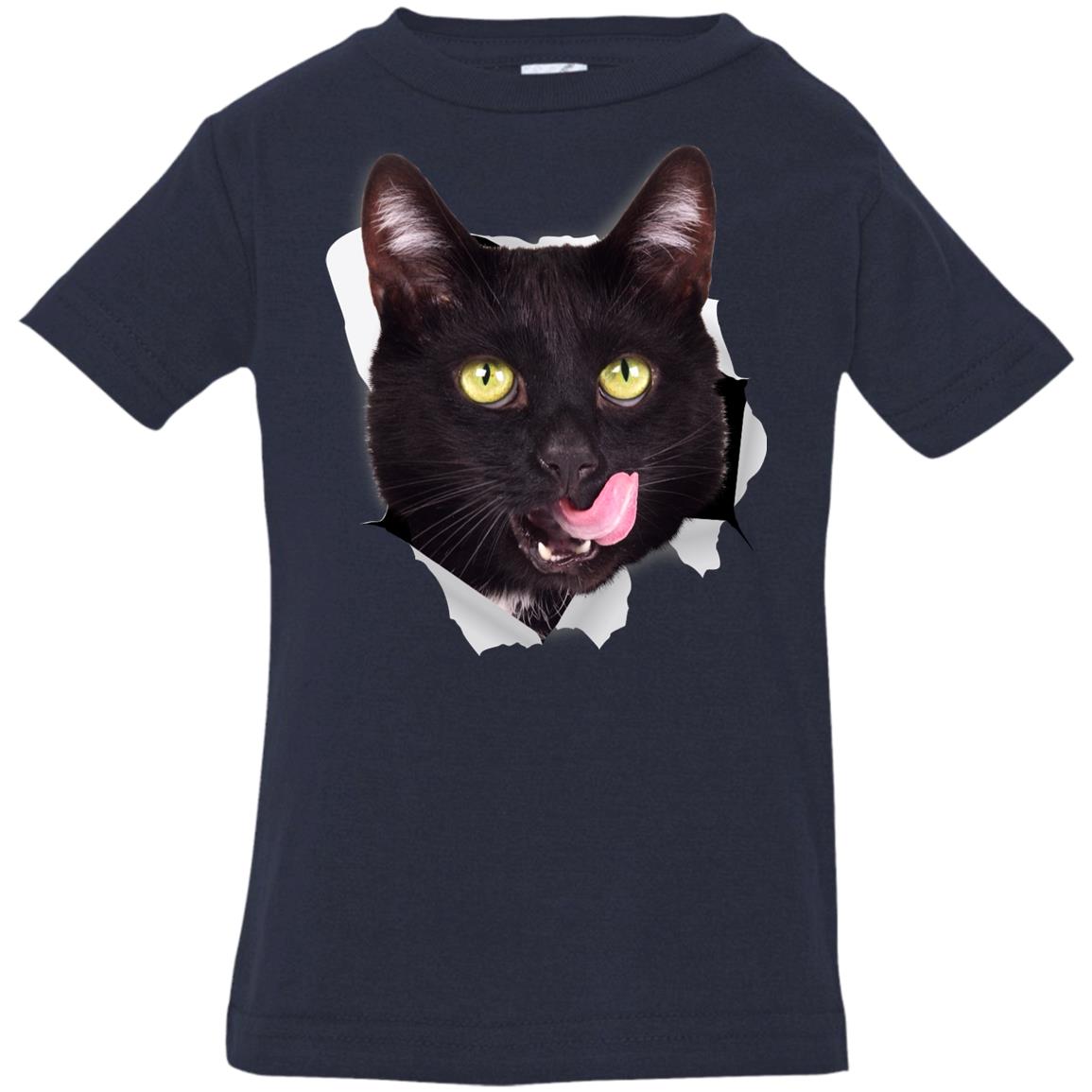 Cat licking shirt shop