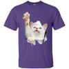 White Cat Reaching Ultra Cotton T-Shirt