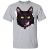 Black Cat Licking Youth Cotton T-Shirt