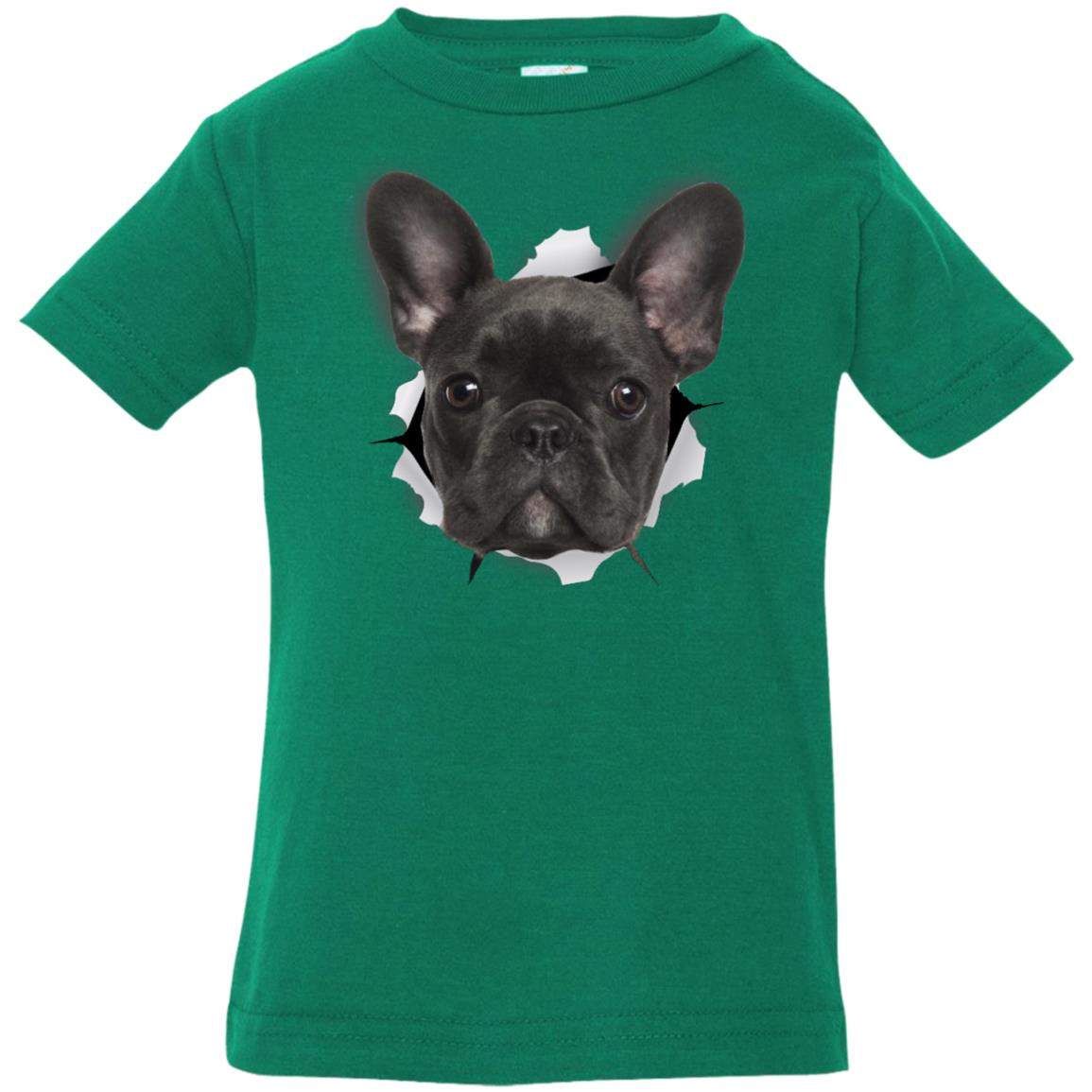 Black Frenchie Infant Jersey T-Shirt