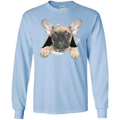 French Bulldog Pup Long Sleeve Ultra Cotton T-Shirt