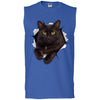 Black Cat Men's Ultra Cotton Sleeveless T-Shirt