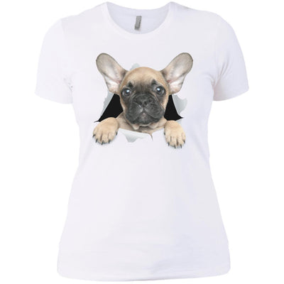 French Bulldog Pup Ladies' T-Shirt