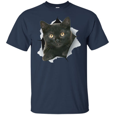 Black Kitten Youth Cotton T-Shirt