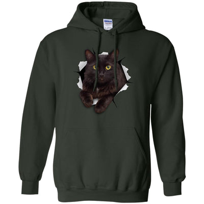 Black Cat Pullover Hoodie